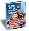 This dog training book shows how to eliminate dog behavior problems like chewing, aggression, barking and more.  Also described is how to housetrain your puppy.